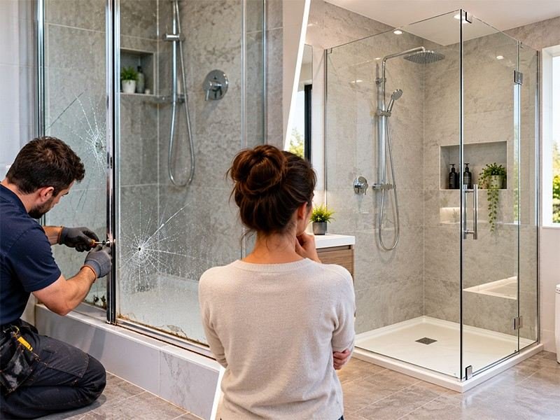 Shower screen repair or replacement - ProGlass Screens Geelong
